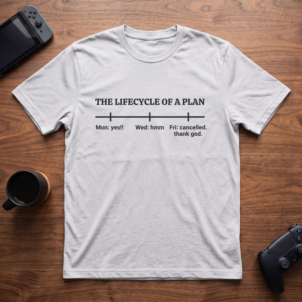 Plan Lifecycle T-Shirt - White