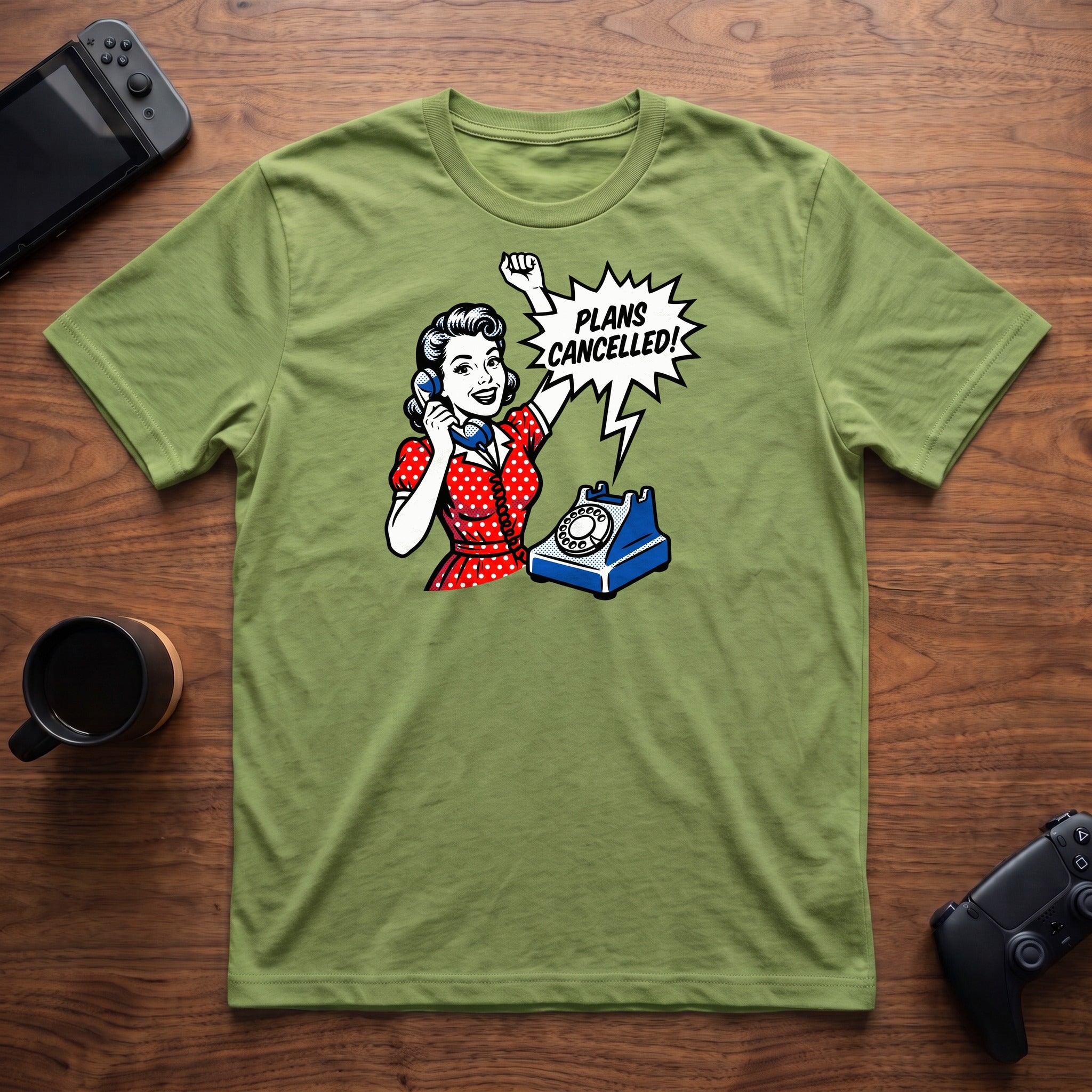 Plans Cancelled T-Shirt - Lime