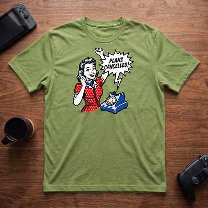 Plans Cancelled T-Shirt - Lime