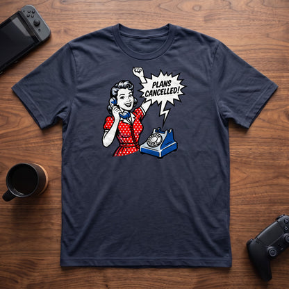 Plans Cancelled T-Shirt - Navy