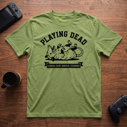 Playing Dead T-Shirt - Lime