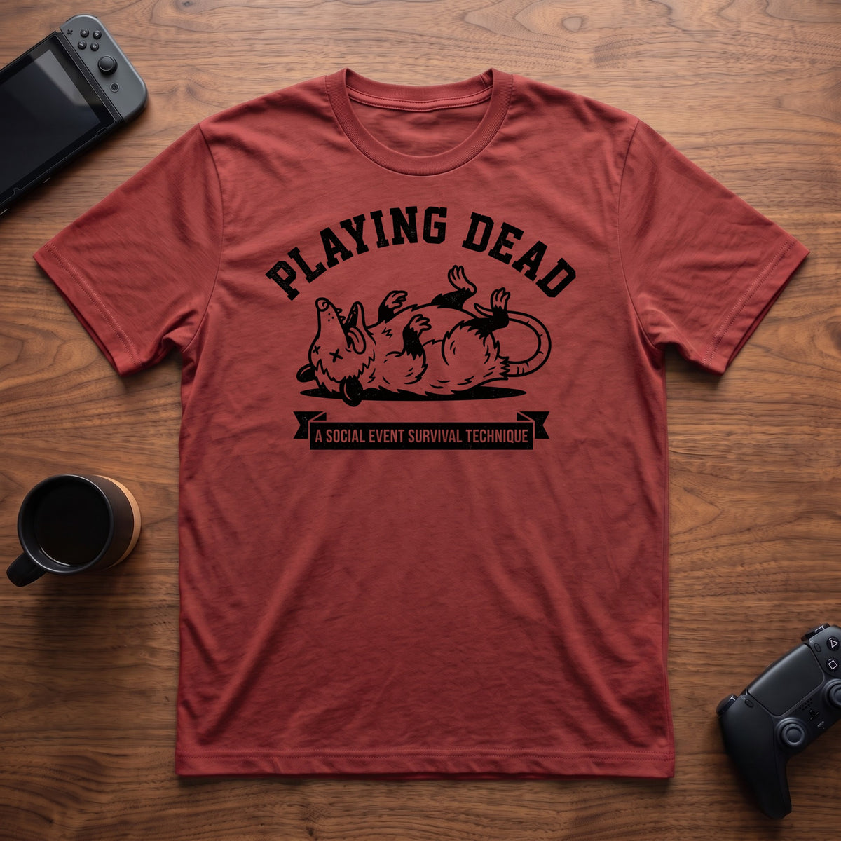 Playing Dead T-Shirt - Red