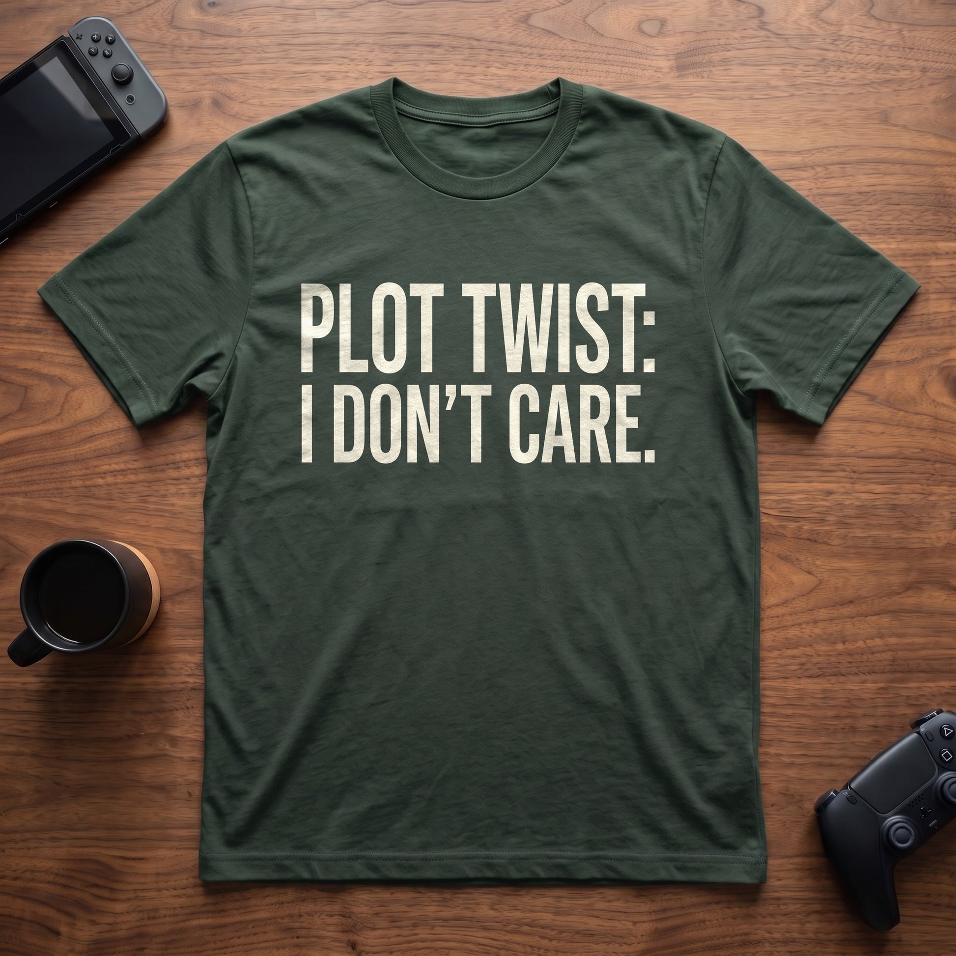plot-twist-t-shirt - Forest Green