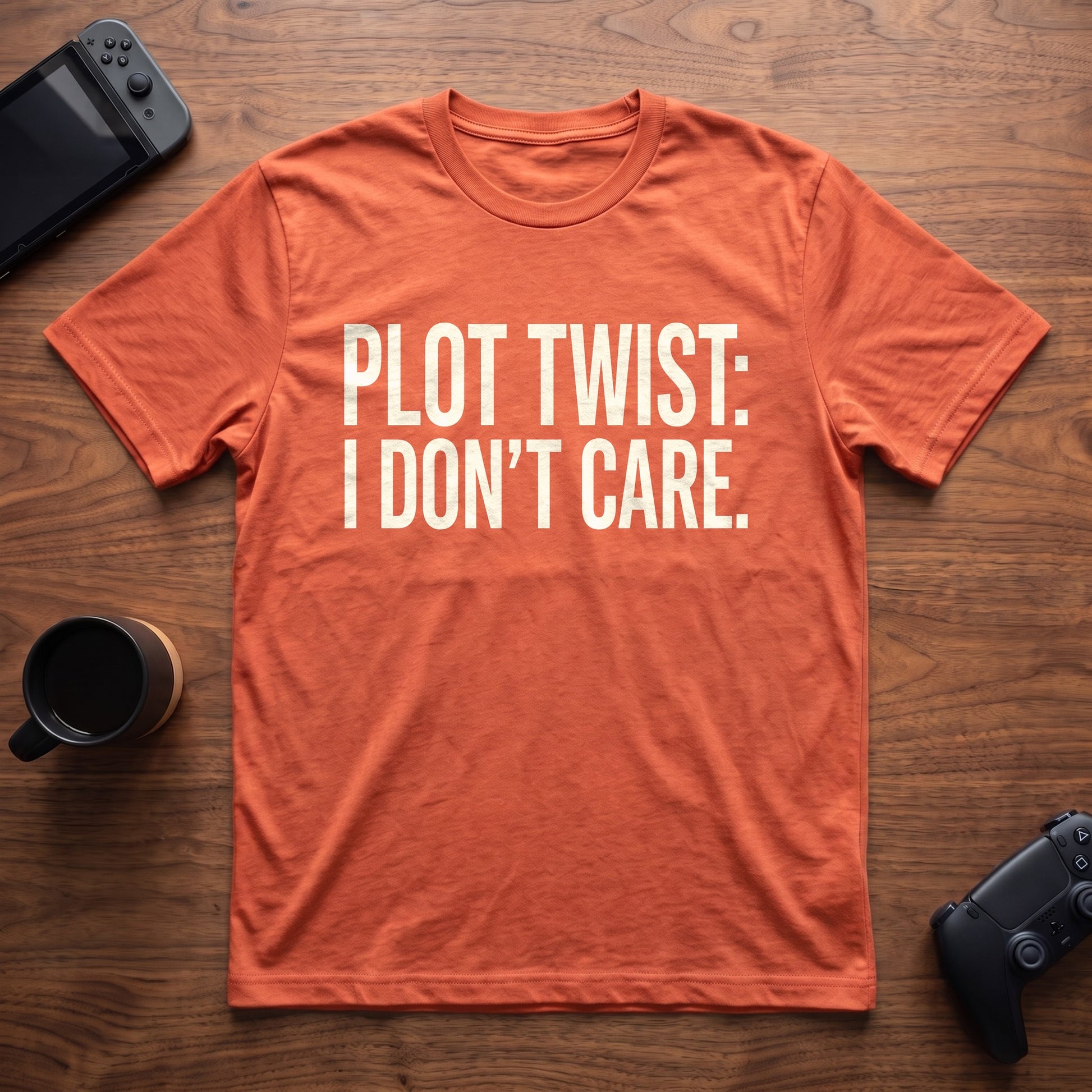 plot-twist-t-shirt - Heather Orange