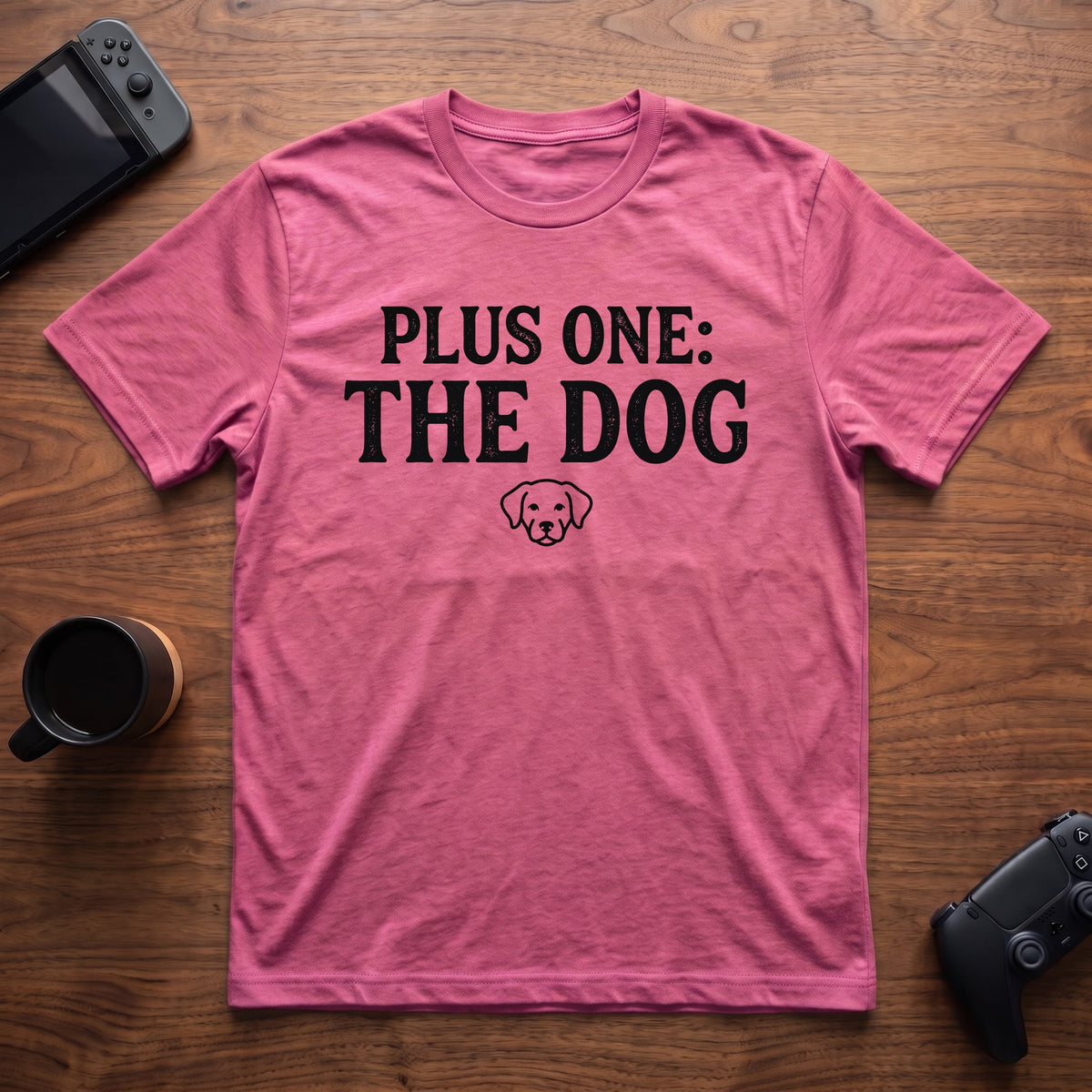 Plus One T-Shirt - Heather Berry