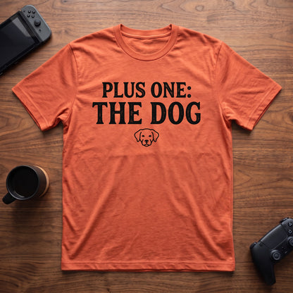 Plus One T-Shirt - Heather Orange