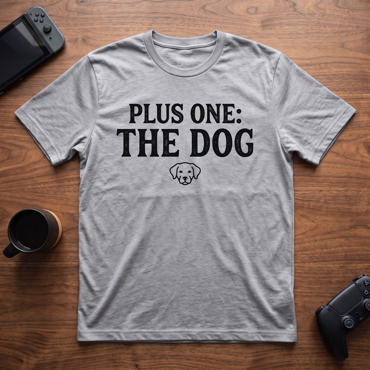 Plus One T-Shirt - Sport Grey