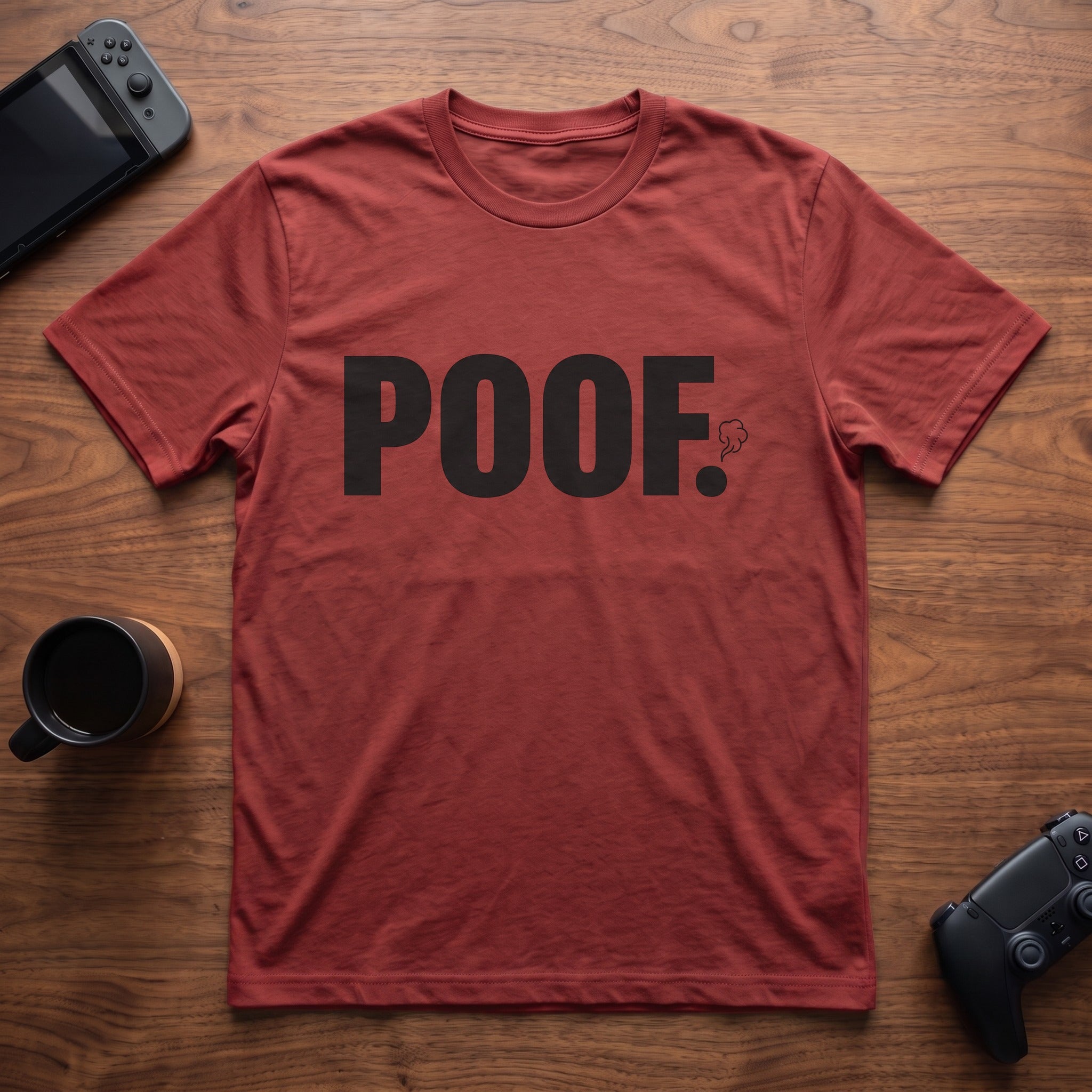 poof-t-shirt - Red