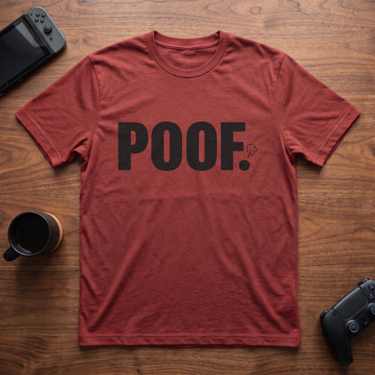poof-t-shirt - Red