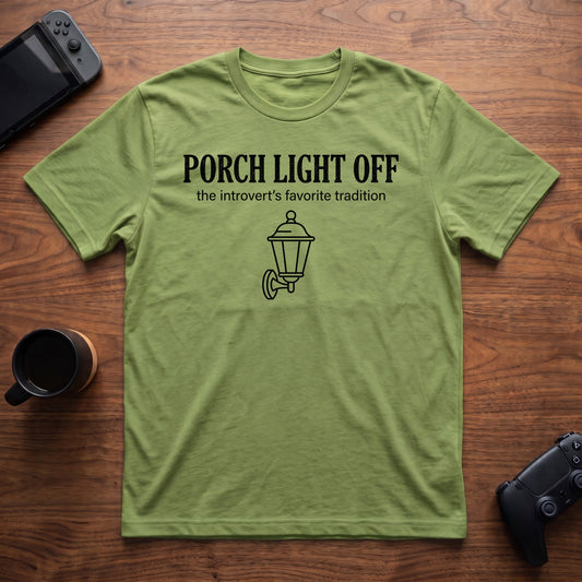 Porch Light Off T-Shirt - Lime