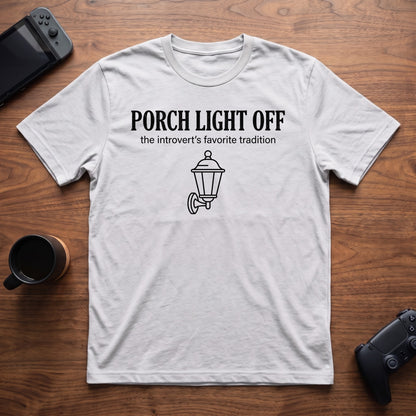 Porch Light Off T-Shirt - White
