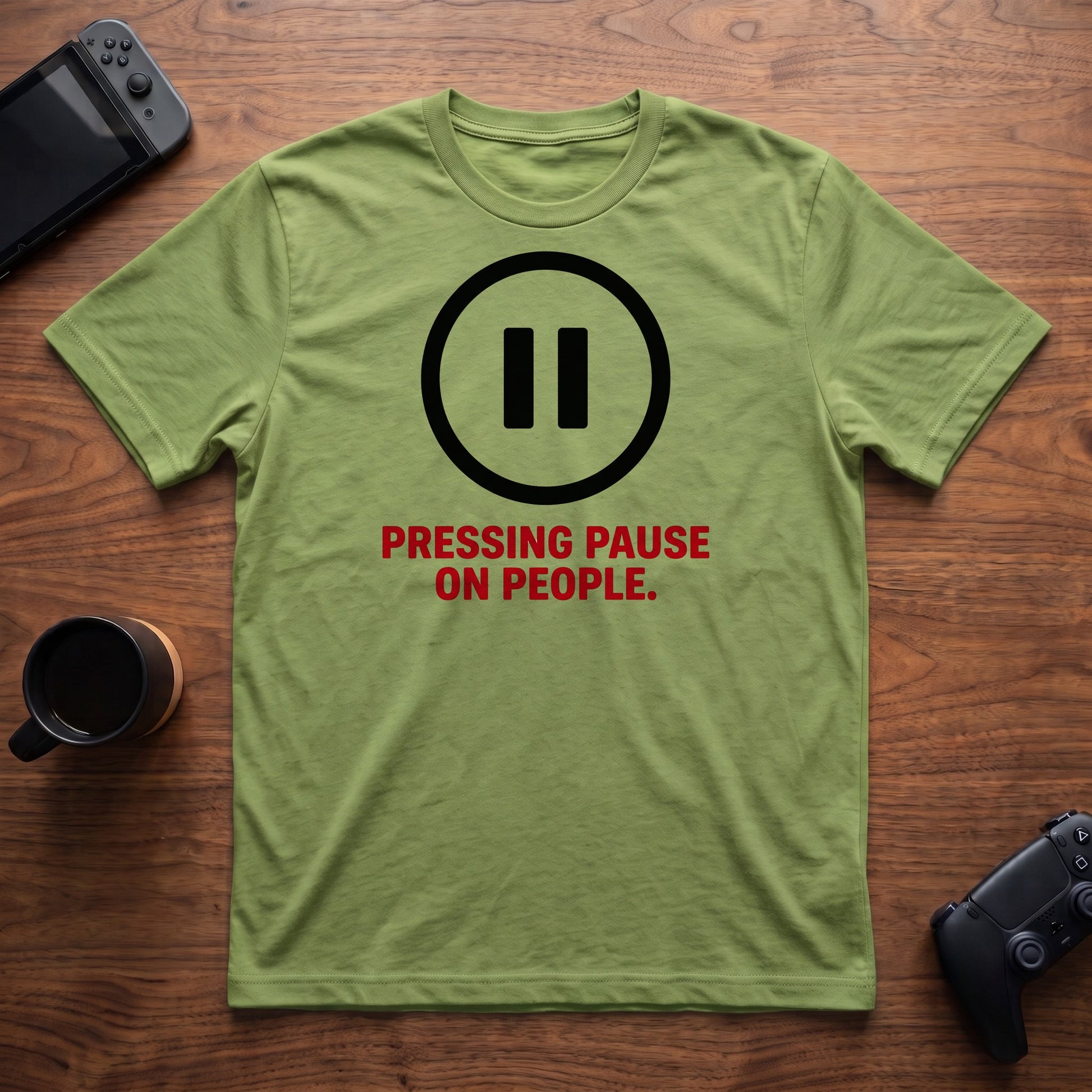 Pressing Pause T-Shirt - Lime