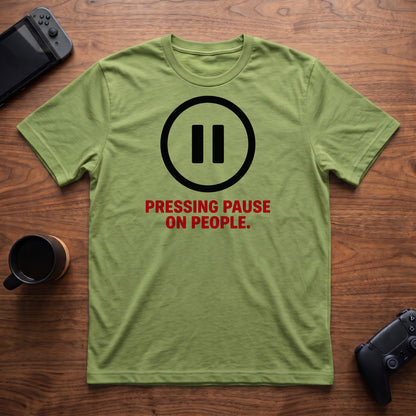 Pressing Pause T-Shirt - Lime