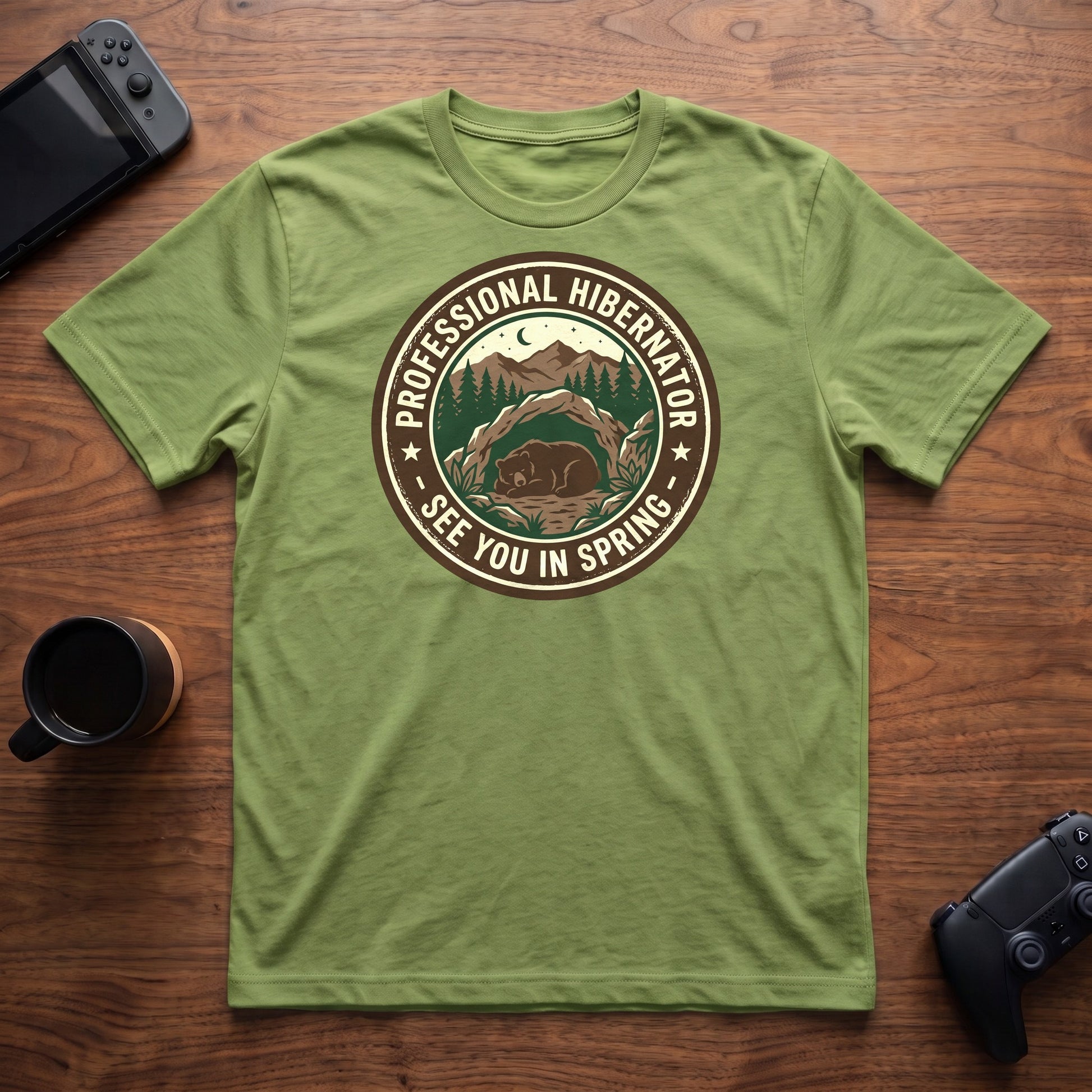 Professional Hibernator T-Shirt - Lime