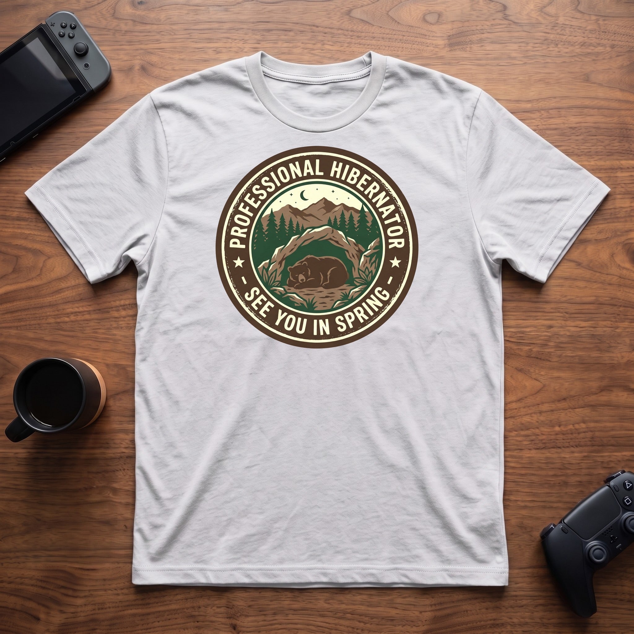 Professional Hibernator T-Shirt - White