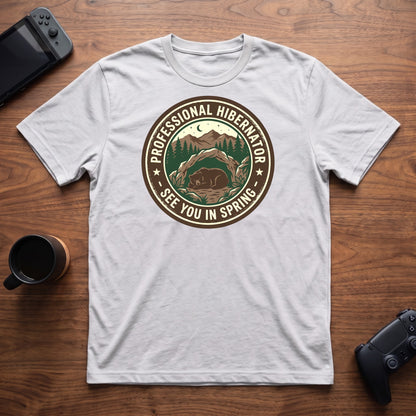 Professional Hibernator T-Shirt - White