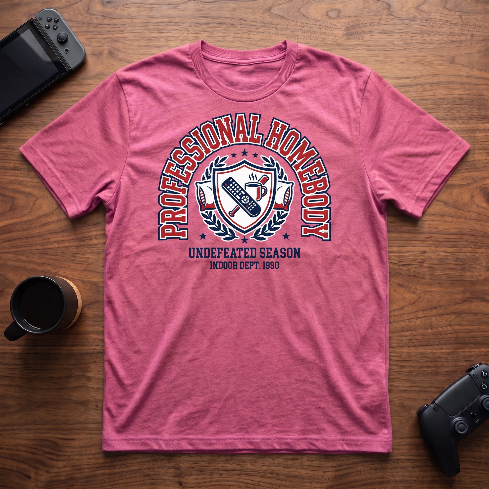 Professional Homebody T-Shirt - Heather Berry