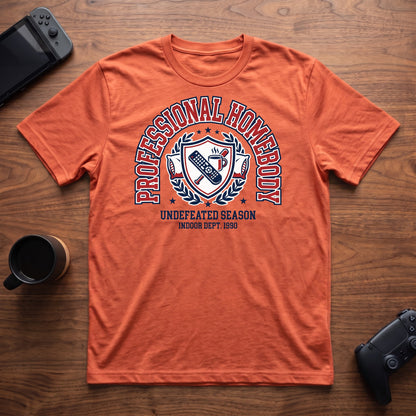 Professional Homebody T-Shirt - Heather Orange