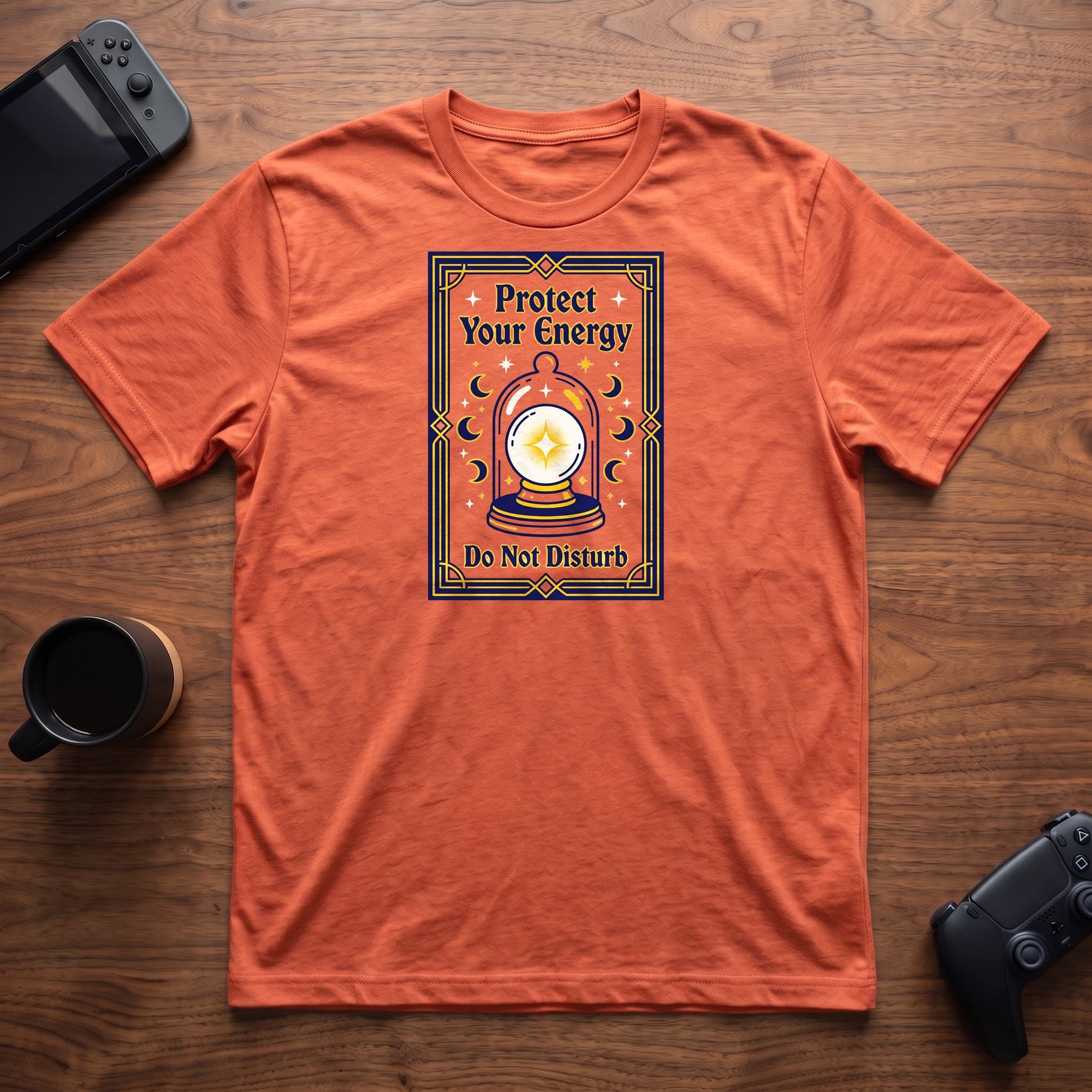Protect Your Energy T-Shirt - Heather Orange