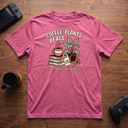 Quiet Morning Ritual T-Shirt - Heather Berry