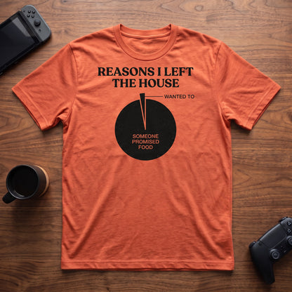 Reasons T-Shirt - Heather Orange