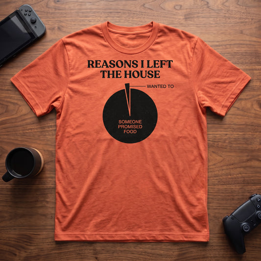 Reasons T-Shirt - Heather Orange