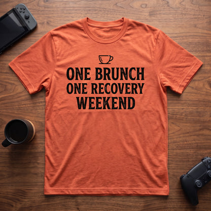 Recovery Weekend T-Shirt - Heather Orange