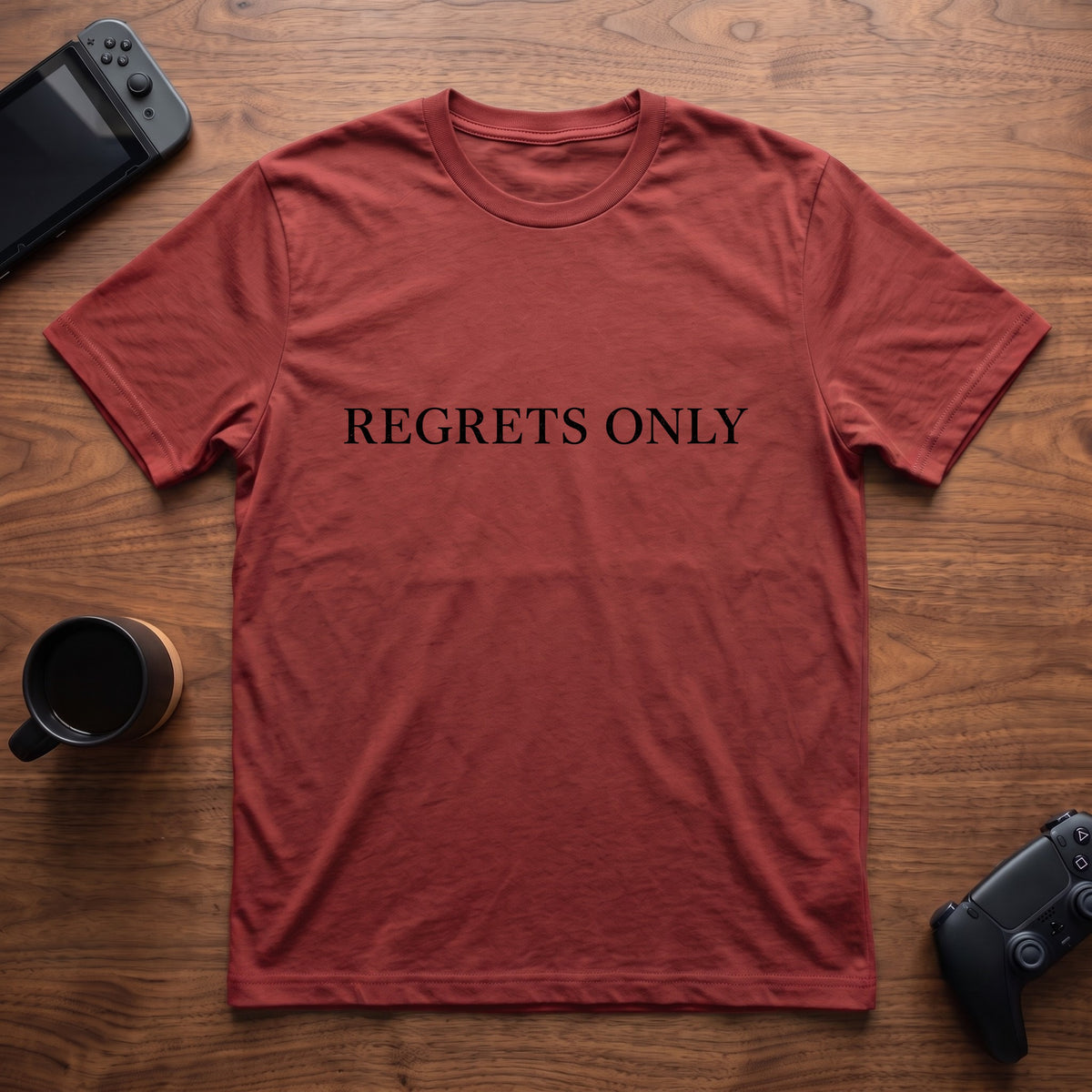 Regrets Only T-Shirt - Red