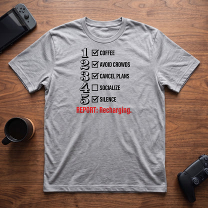Report: Recharging T-Shirt - Sport Grey