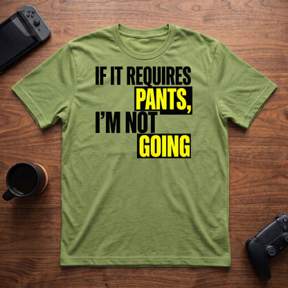 Requires Pants T-Shirt - Lime