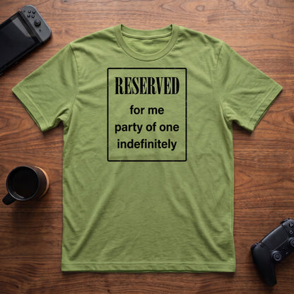 Reserved Sign T-Shirt - Lime