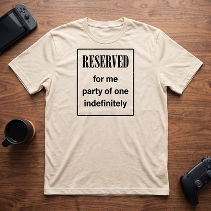Reserved Sign T-Shirt - Natural