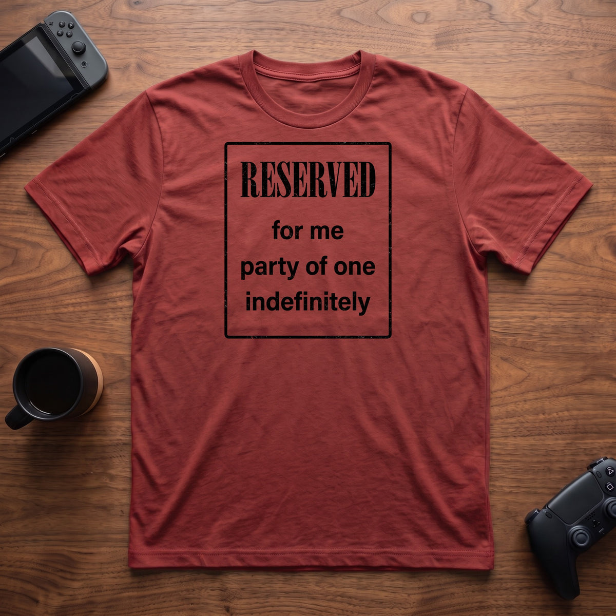 Reserved Sign T-Shirt - Red