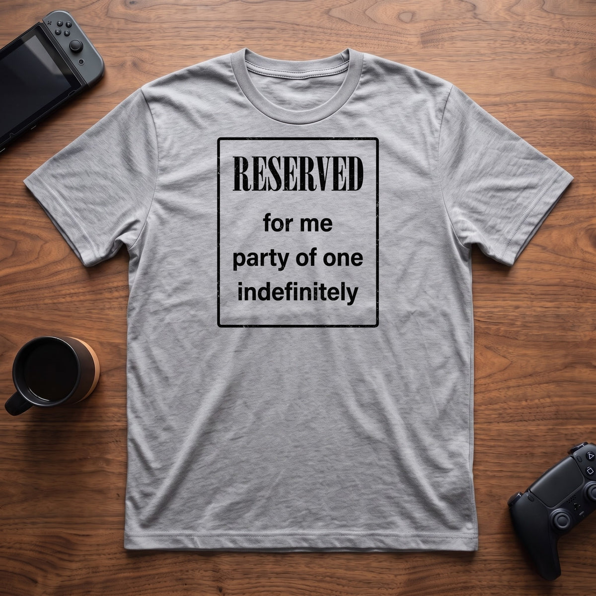 Reserved Sign T-Shirt - Sport Grey