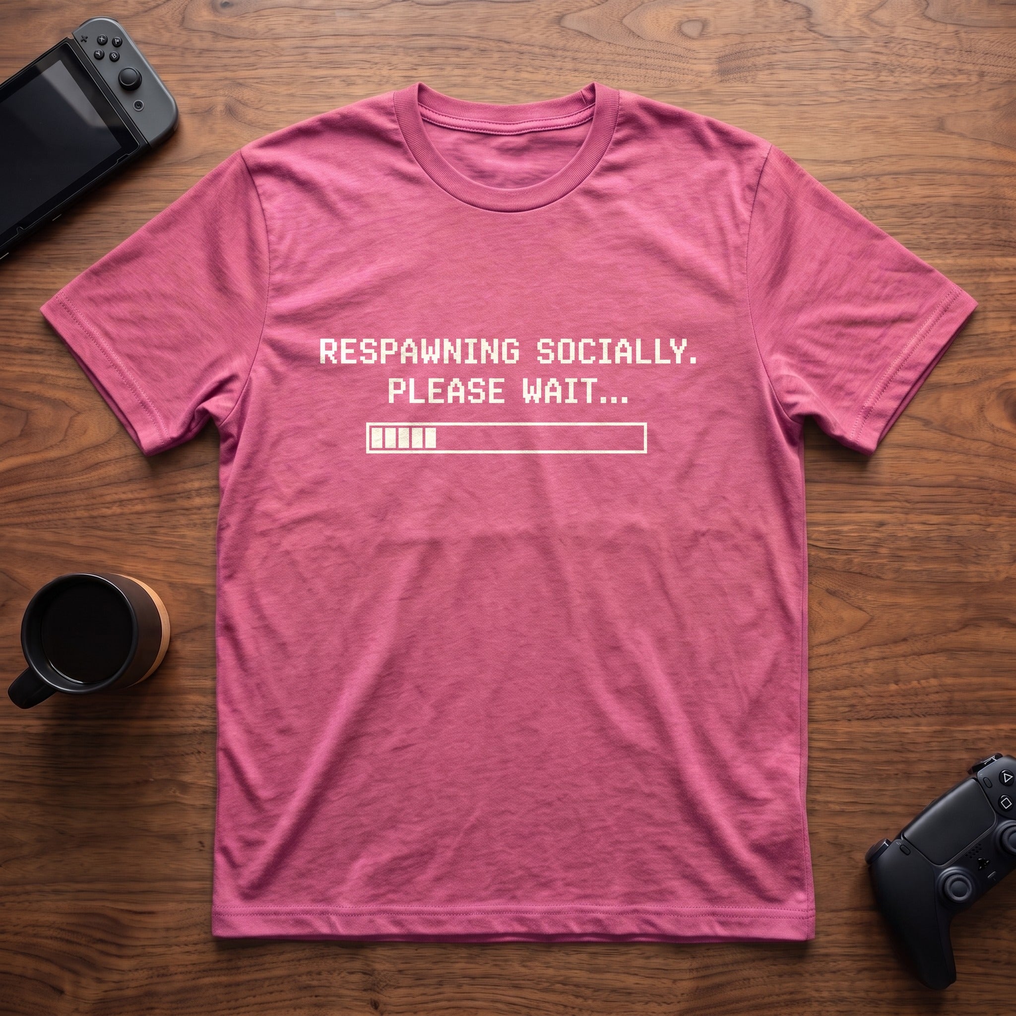 respawning-t-shirt - Heather Berry