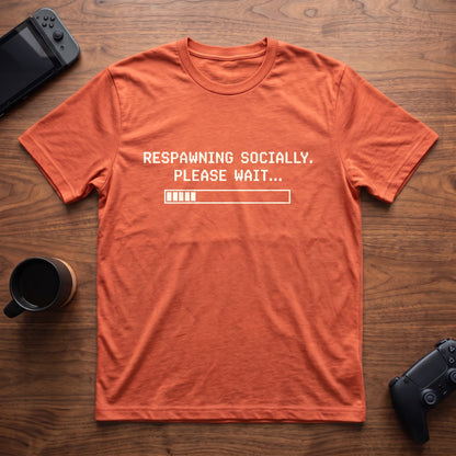 respawning-t-shirt - Heather Orange