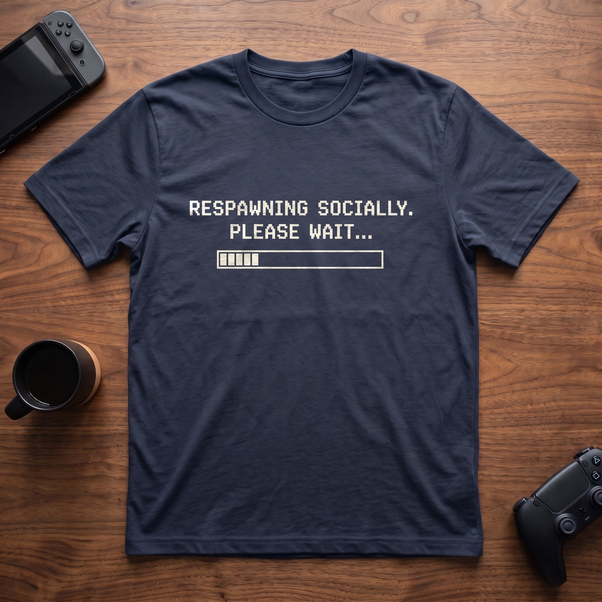 respawning-t-shirt - Navy