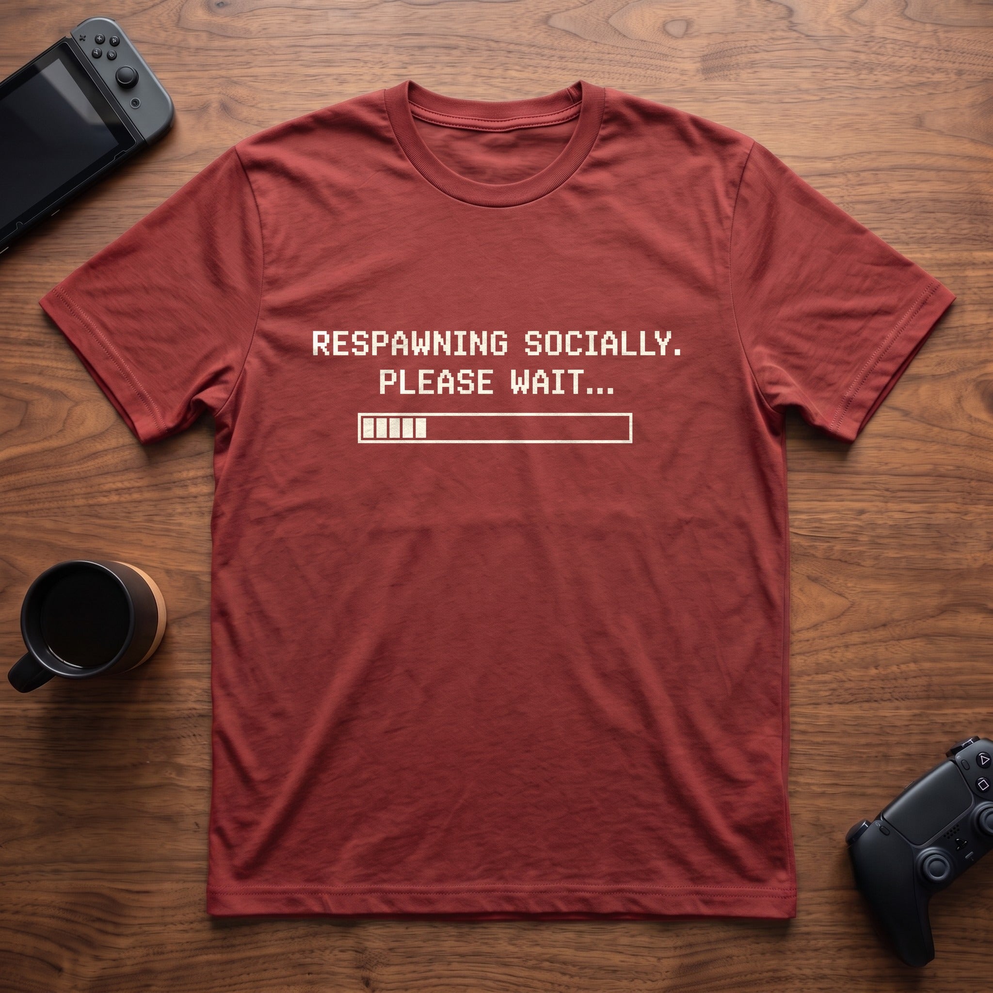 respawning-t-shirt - Red