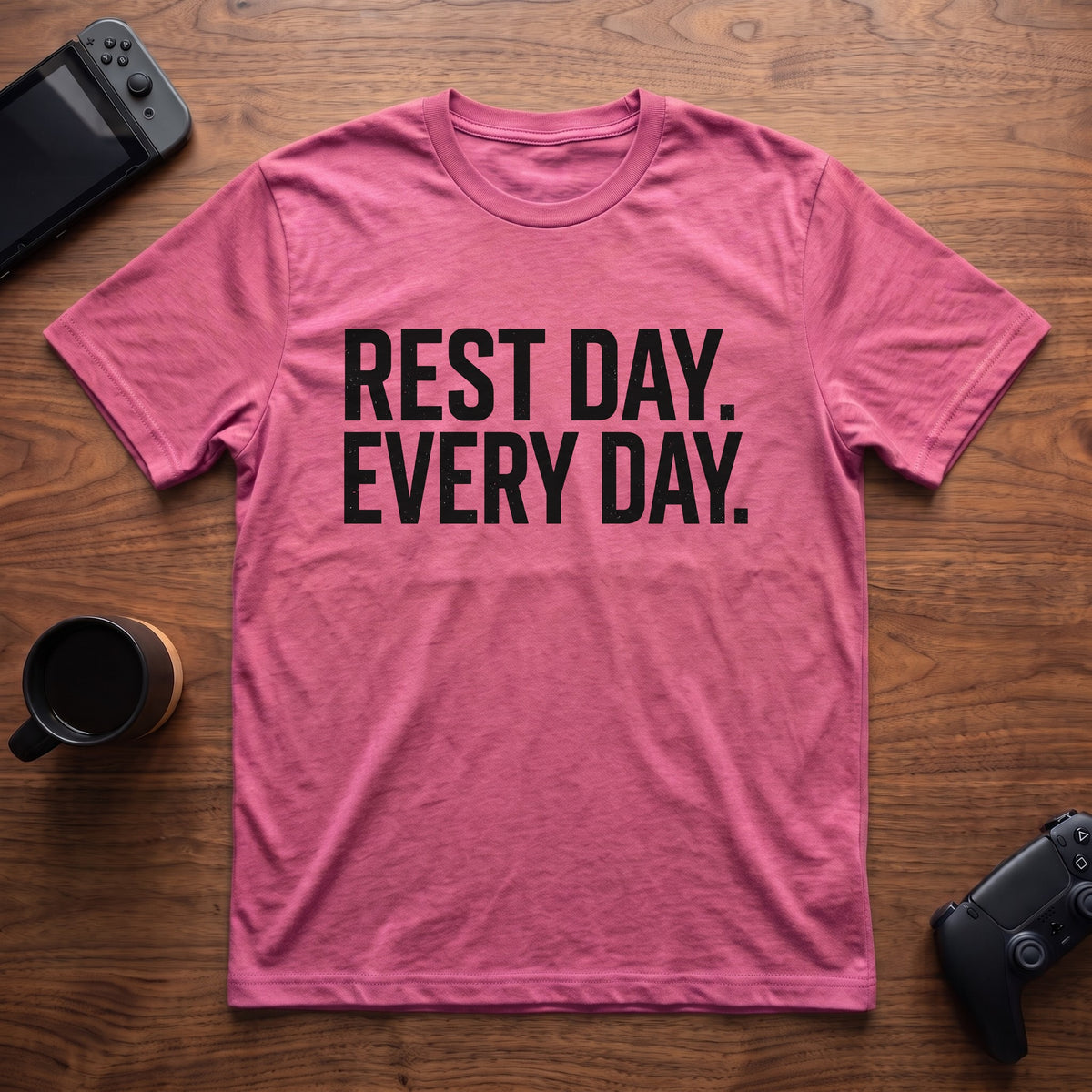 Rest Day T-Shirt - Heather Berry