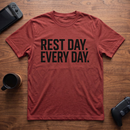 Rest Day T-Shirt - Red