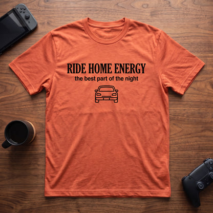 Ride Home Energy T-Shirt - Heather Orange