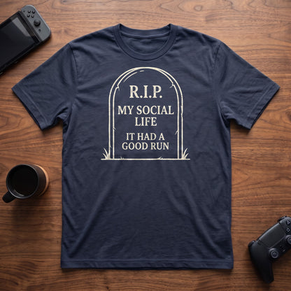 rip-social-life-t-shirt - Navy