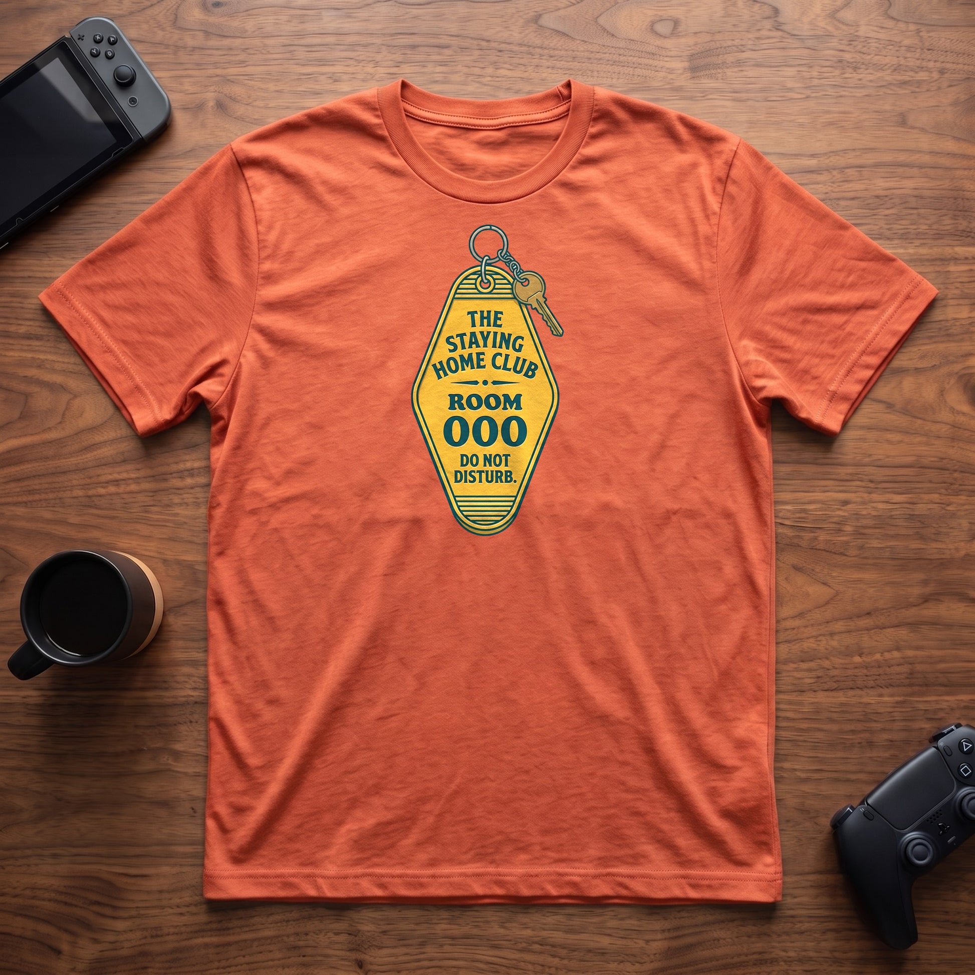 Room Key T-Shirt - Heather Orange