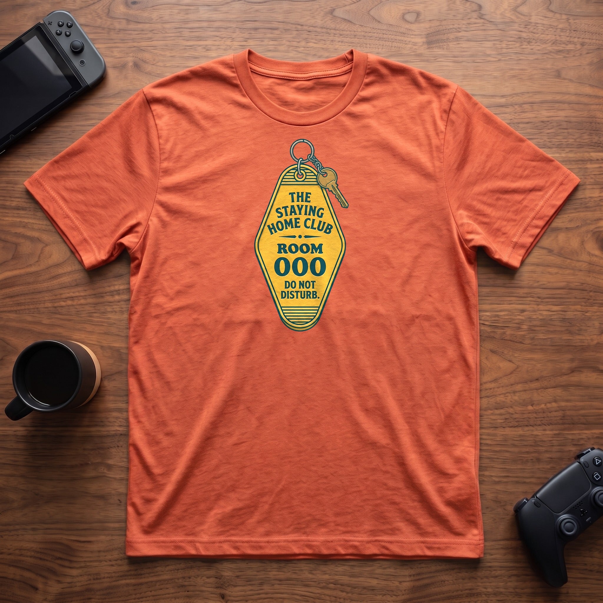 Room Key T-Shirt - Heather Orange