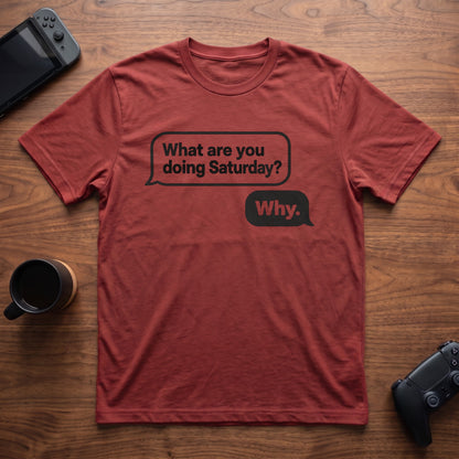 Saturday T-Shirt - Red