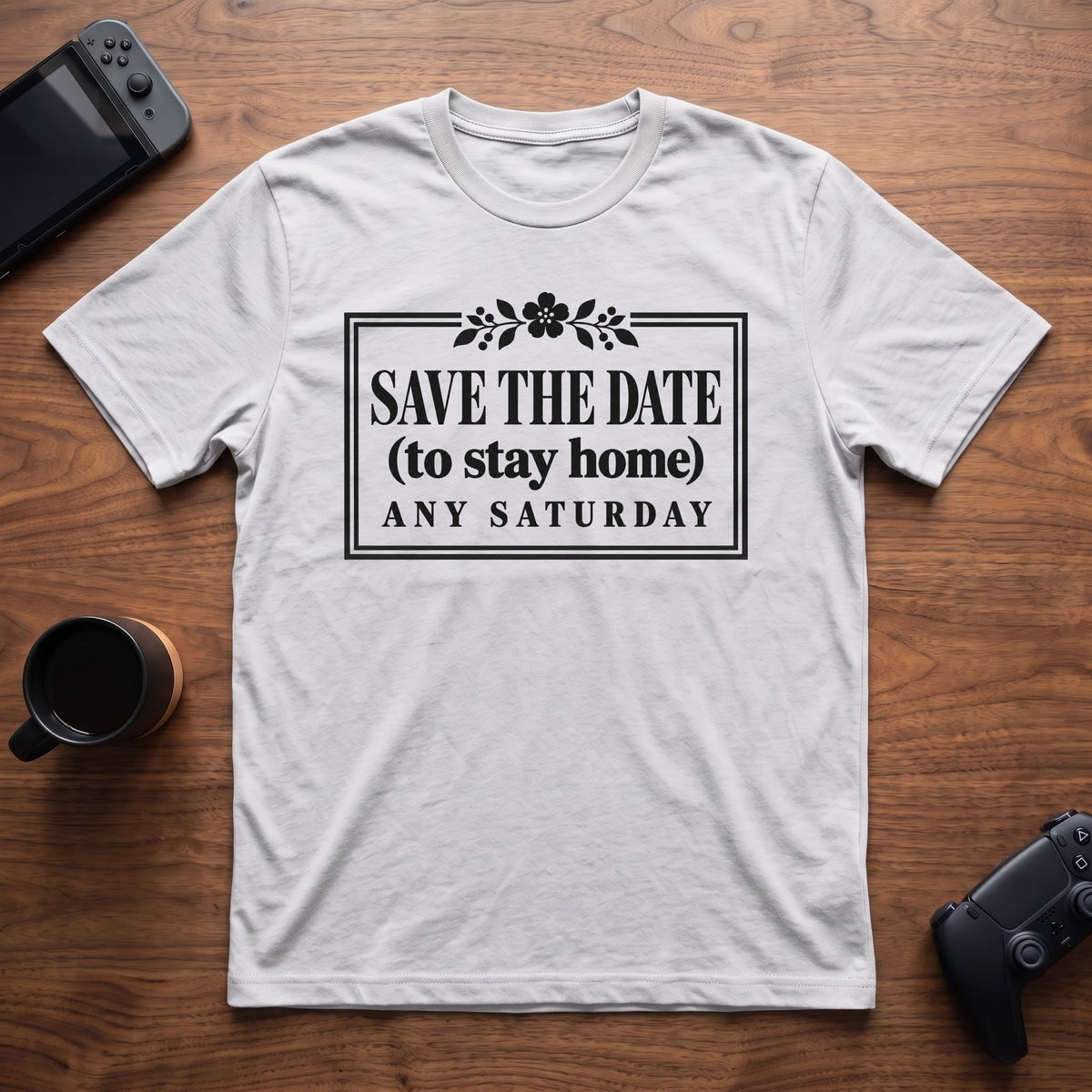 Save The Date T-Shirt - White