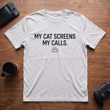 Screens My Calls T-Shirt - White