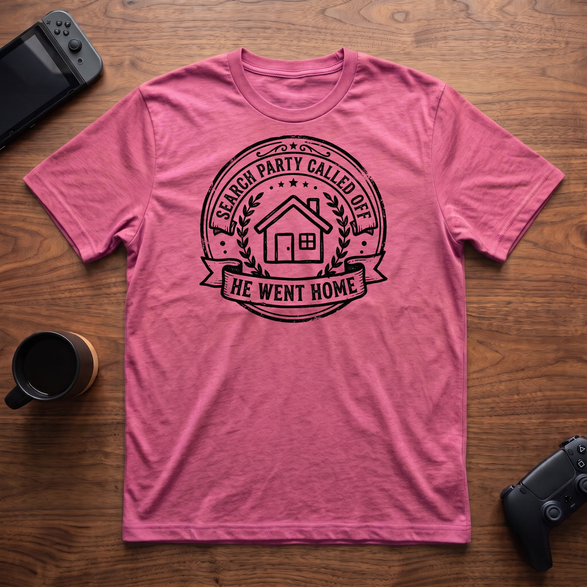 Search Party Called Off T-Shirt - Heather Berry