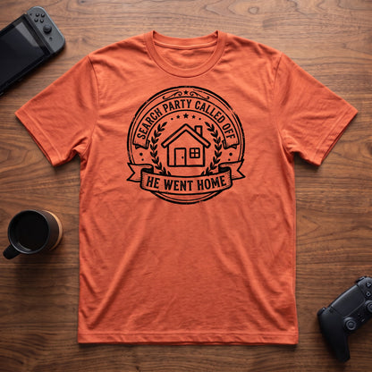 Search Party Called Off T-Shirt - Heather Orange
