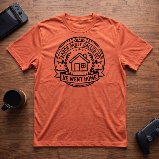 Search Party Called Off T-Shirt - Heather Orange